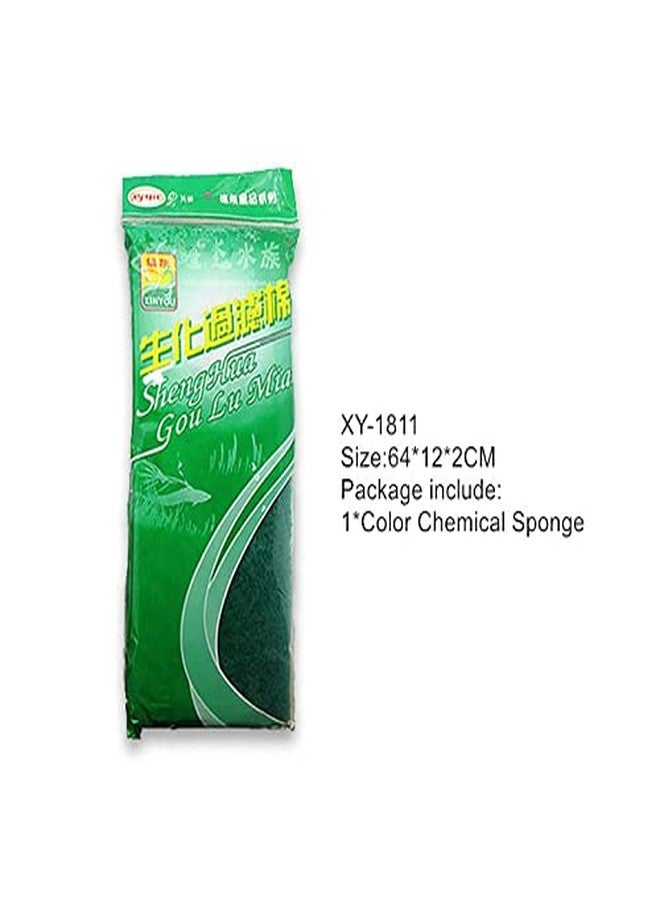VAYINATO® XY-1811 Aquarium Fish Tank Biochemical Filter Green Sponge Pad by Petzlifeworld - Image 2
